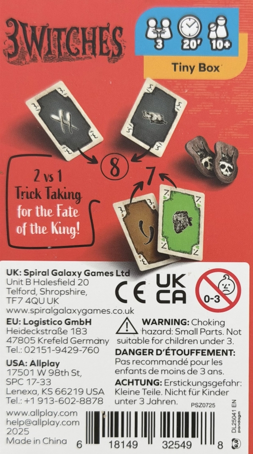 スリー ウイッチーズボックス裏